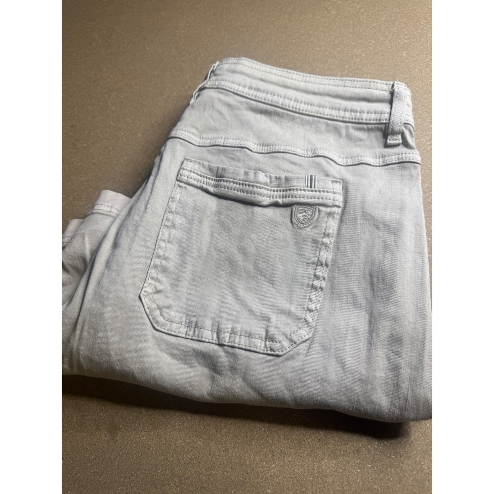 Kuhl Splash Womens 16 Shorts Light Gray Hiking Outdoor Cargo Pockets 5.5 Inseam